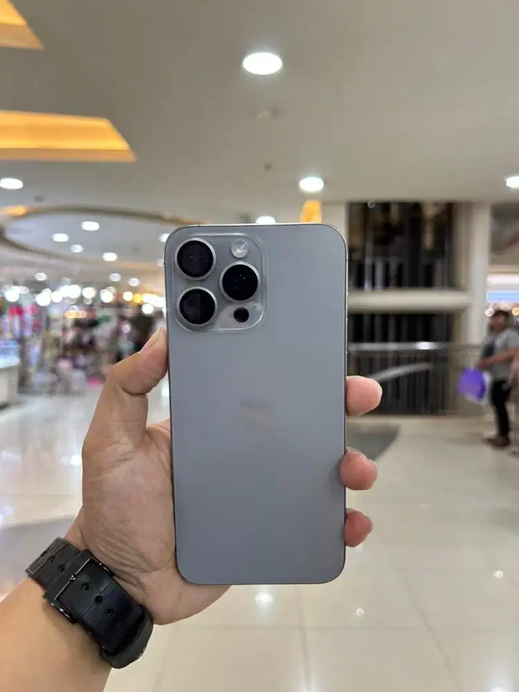 IPHONE 15 PROMAX 256GB NATURAL TITANIUM FULLSET ORI MULUS