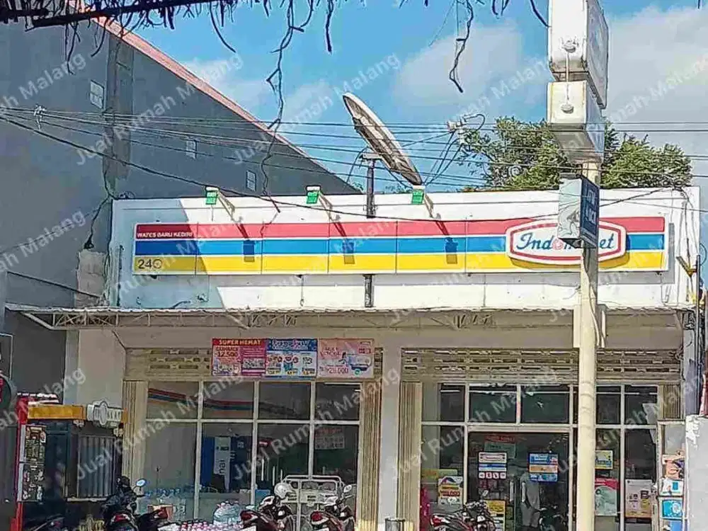 Dijual Cepat Ruko + Unit Usaha Franchise Indomaret di Wates Kediri