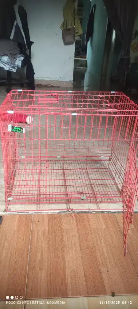 Kandang Kucing lipat 60x40 plus tatakan