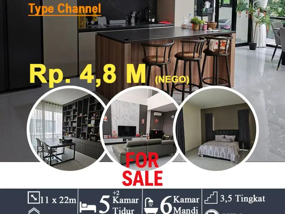 JUAL CEPAT! Rumah Komplek Givency One Type Channel - Medan