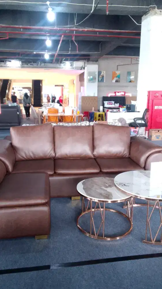 Cicilan sofa L-Bronni dengan home credit, mulai dari 300 ribuan