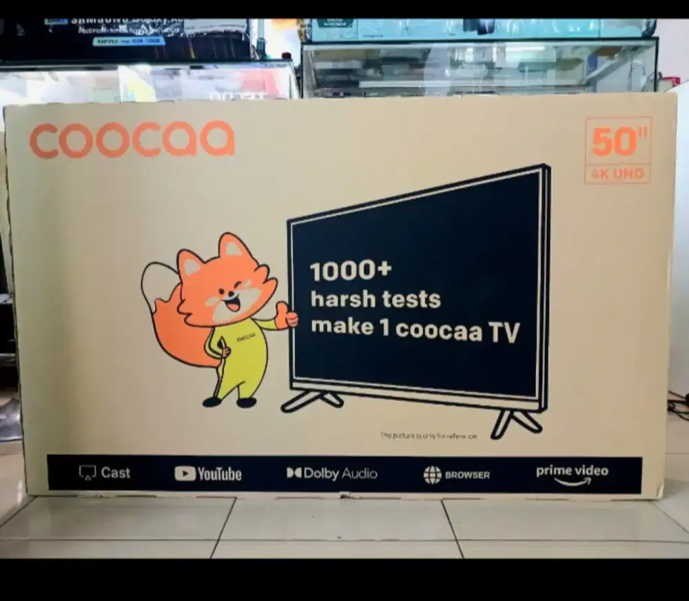 Coocaa smart tv 50inc 4k uhd bisa youtub segel garansi resmi