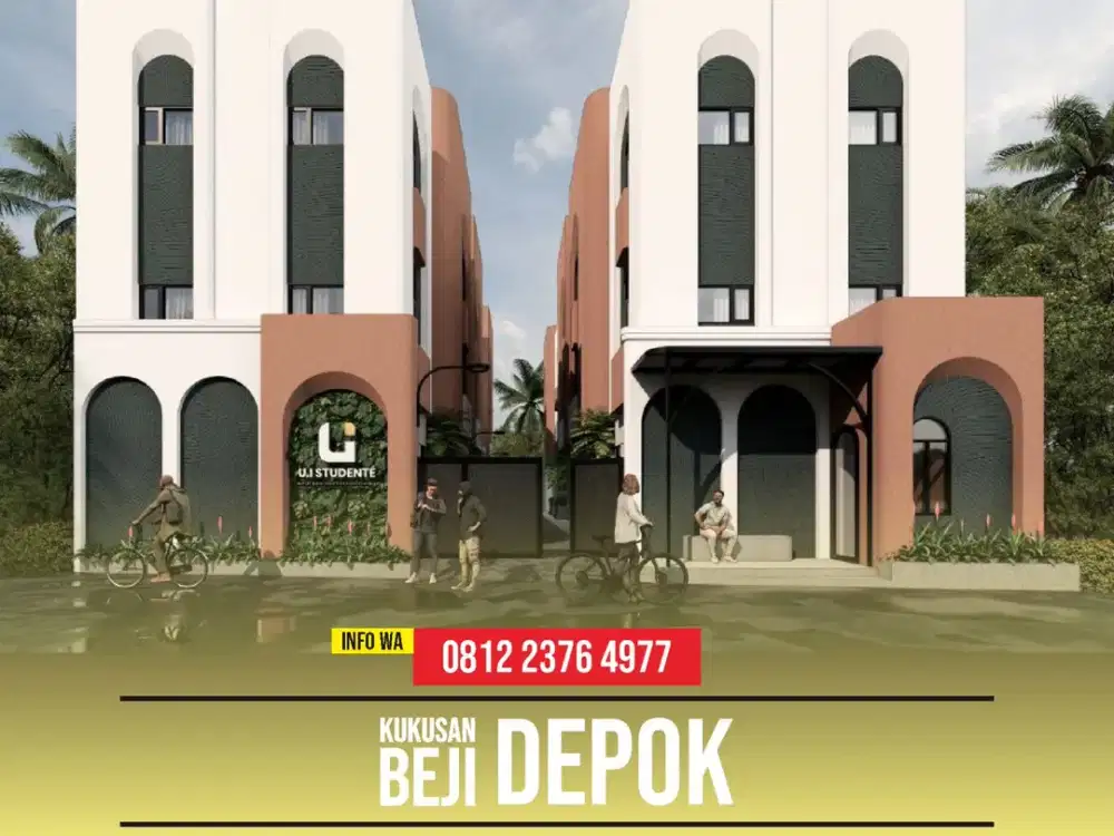 KOST DEPOK KUKUSAN DI JUAL  | JUAL KOST KOSTAN 3 LANTAI DI DEPOK UI SELATAN JAKARTA FULL FURNISHED