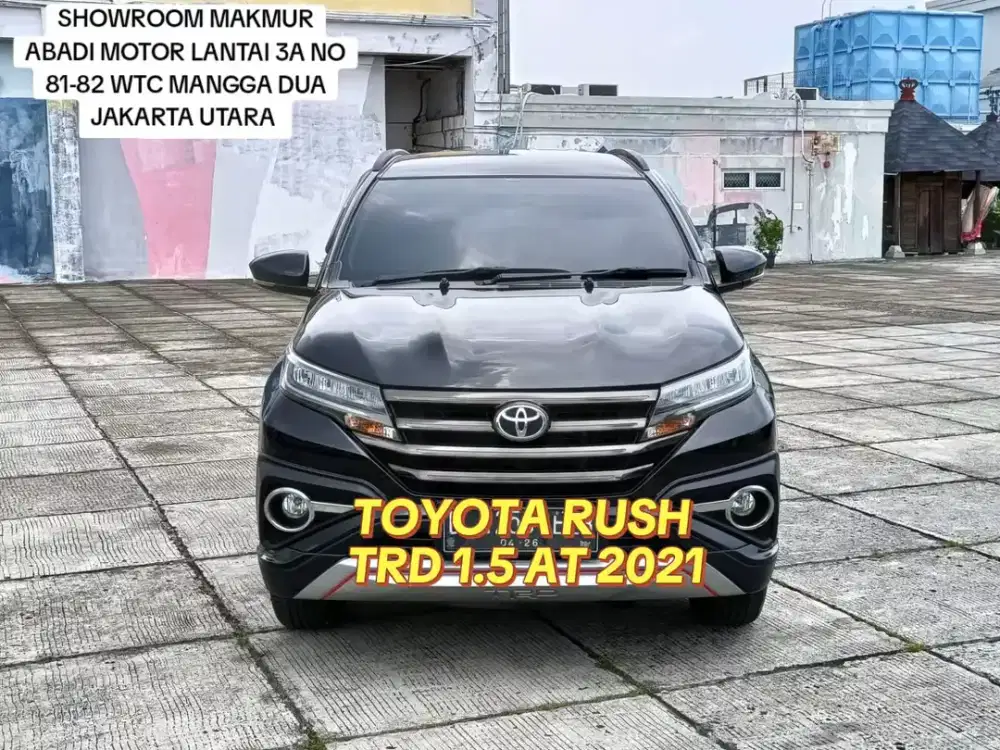 TOYOTA RUSH TRD 1.5 AT 2021/KM59RB/PAJAK 4-2026