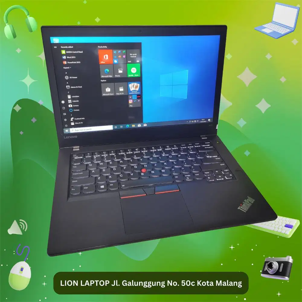 RAM 8GB SSD 256GB i5 Touchscreen Lenovo Thinkpad T470 [15|11]