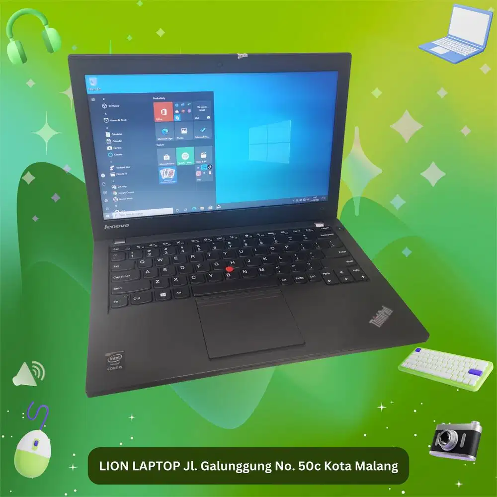 RAM 8GB SSD 256GB Core i5 Murah Lenovo Thinkpad X240 [15|11]