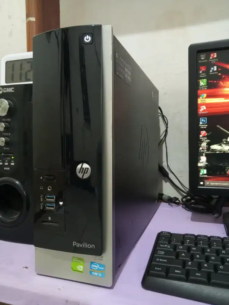 Pc cpu gaming HP / intel core i5 + ram 8gb + vga nvidia (cpu only)