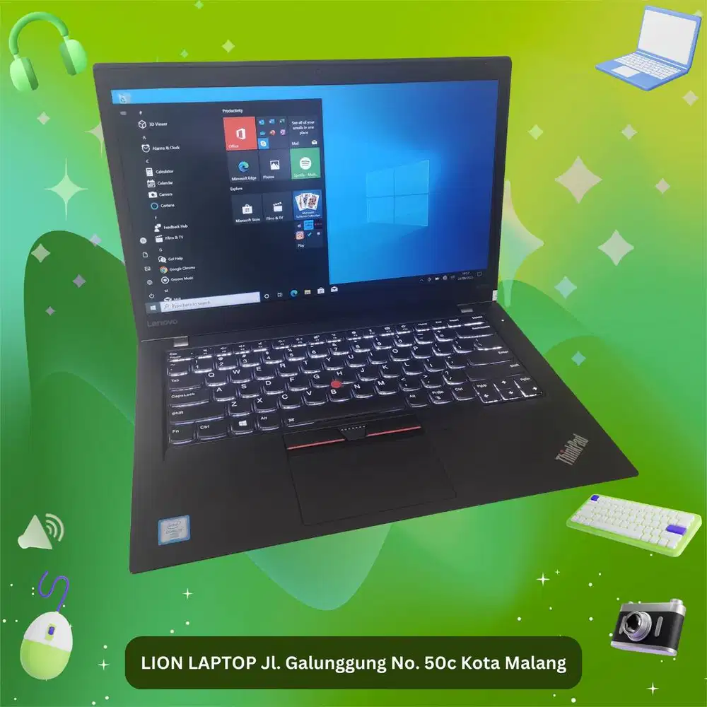 RAM 8GB SSD 256GB Core i5 Touchscreen SLIM Lenovo Thinkpad T470s [15|1