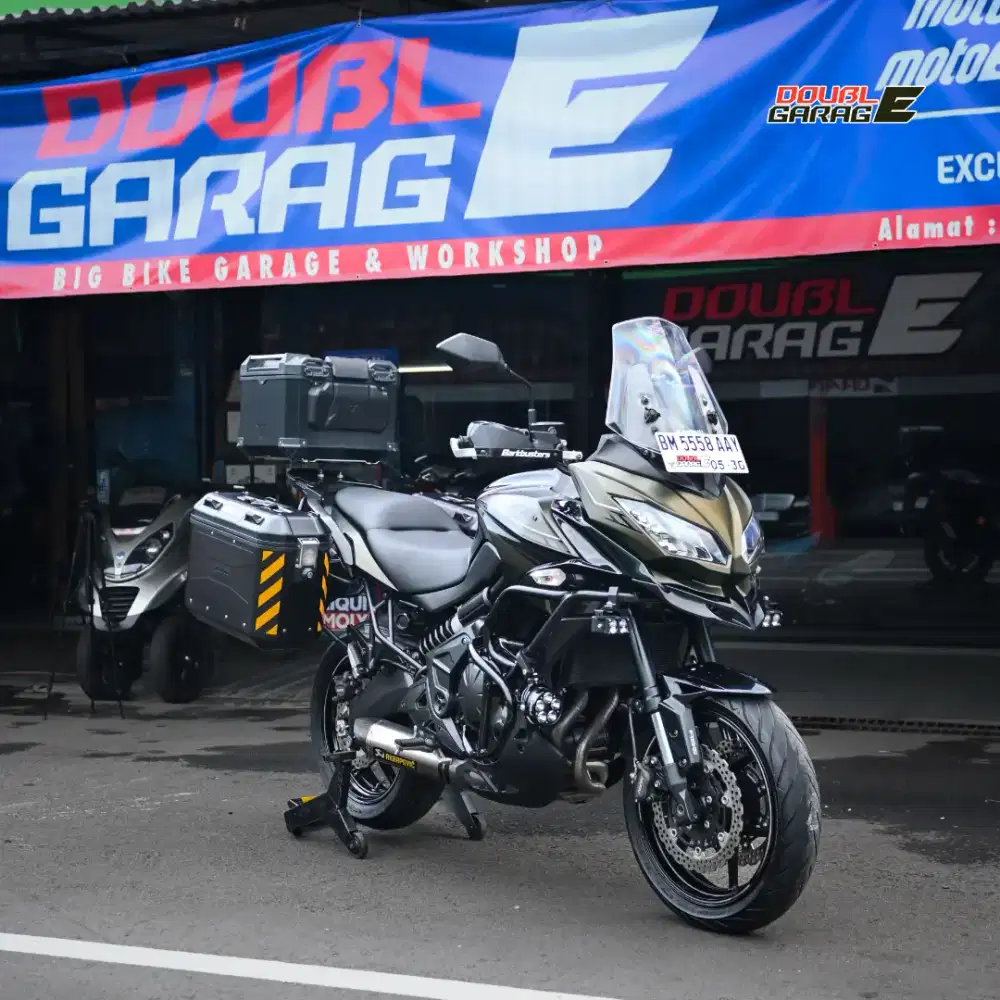KAWASAKI VERSYS 650 HIJAU 2019 FULL SPEK SIAP TOURING