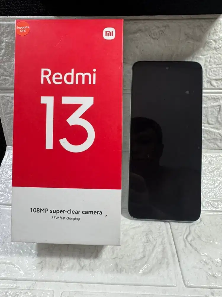 Xiaomi redmi 13 8/128 ocean blue fulset mulus no minus murah terawat