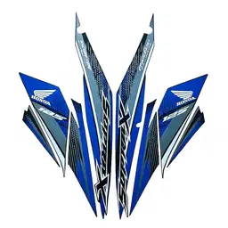 STRIPING LIST HONDA SUPRA X 125 FI TAHUN 2019