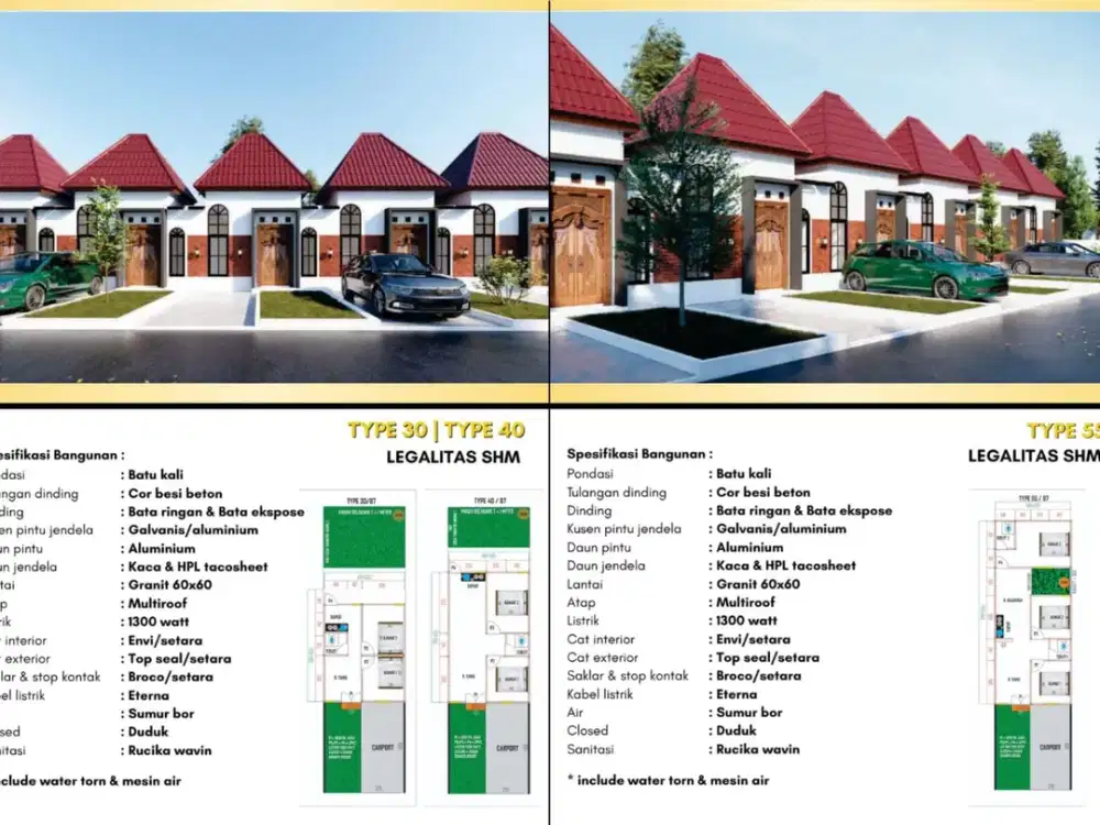 Hunian Klasik Modern dengan Pintu Gebyok Jati –300 Jutaan