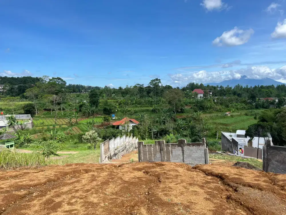 Tanah SHM di Cisarua Puncak bogor ketinggian 900mdpl