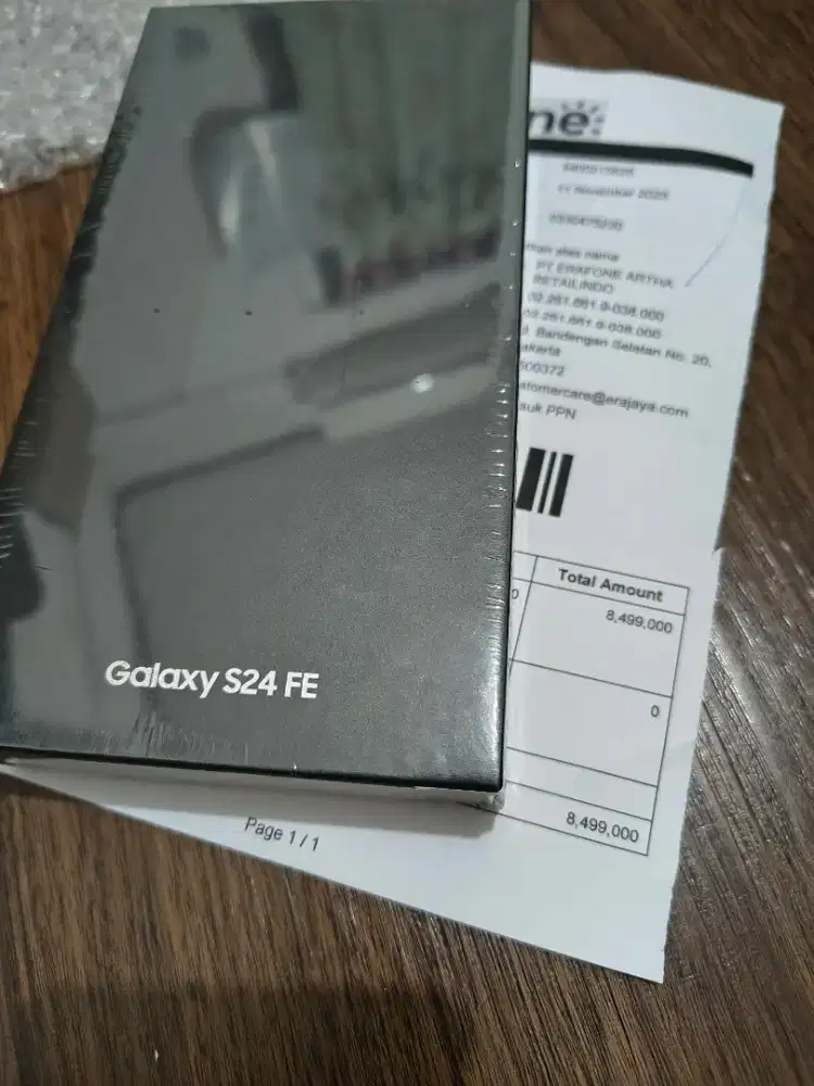 S24 FE 8/256 Baru Segel SEIN Erafone