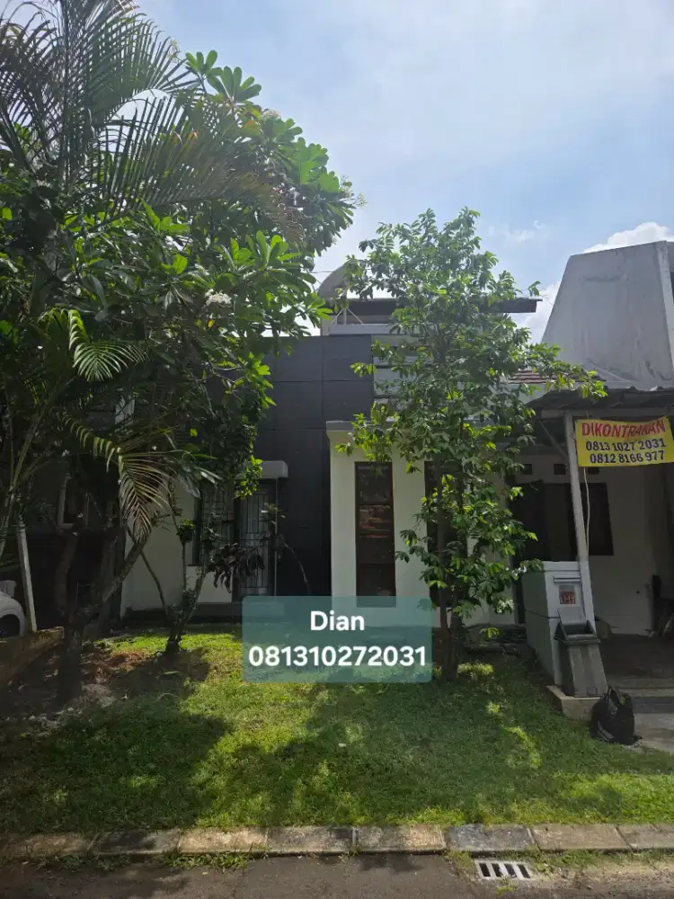 Disewakan rumah di Kompleks Bintaro, depan taman dan fasilitas anak