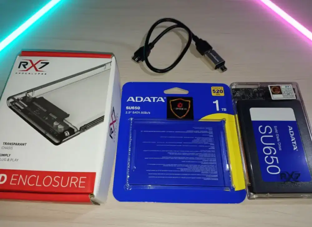 SSD Adata 1TB Fullset USB 3.0 & Type C