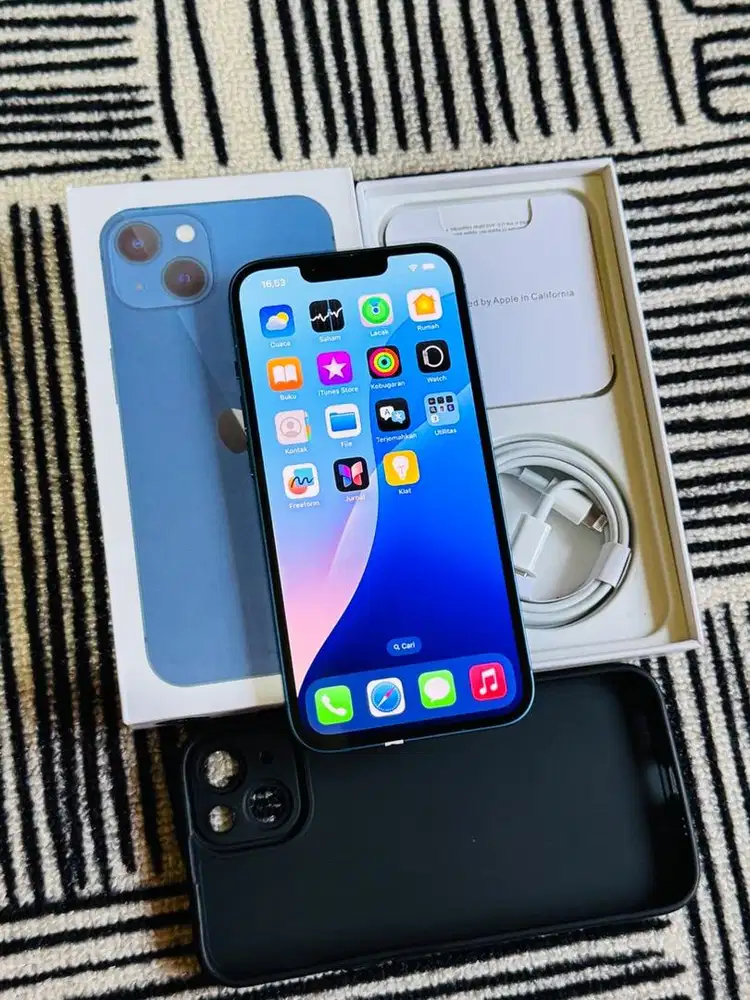 Iphone 13 256 gb Bea cukai mulus fulset nominus
