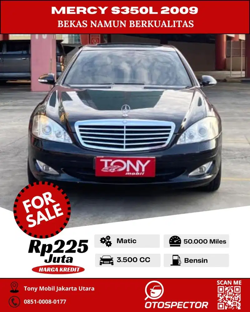 Mercedes Benz S350L 3.5 2009 Hitam