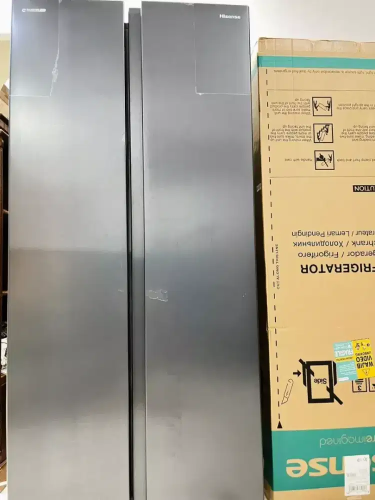 Kilas side by side hisense 468Liter