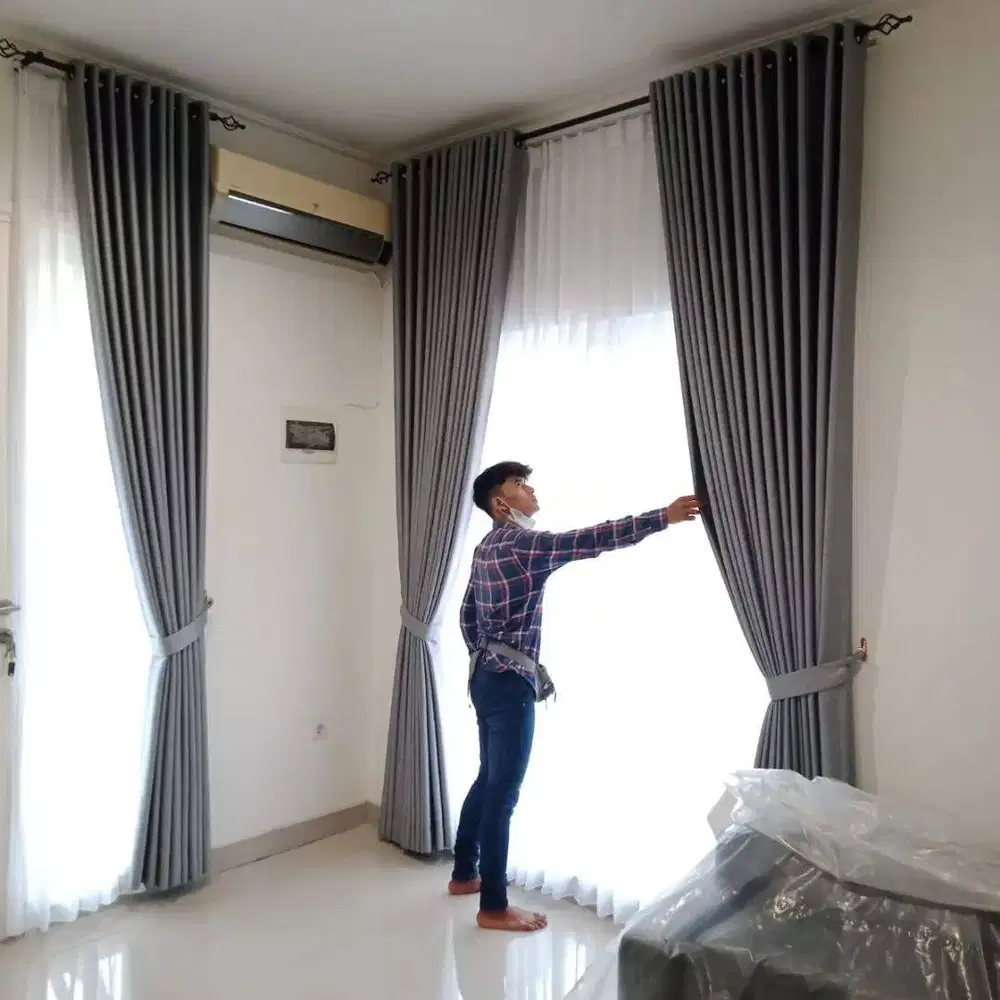 Toko Tirai Gorden Jendela Gordyn Mewah Hordeng Model Terbaru Murah