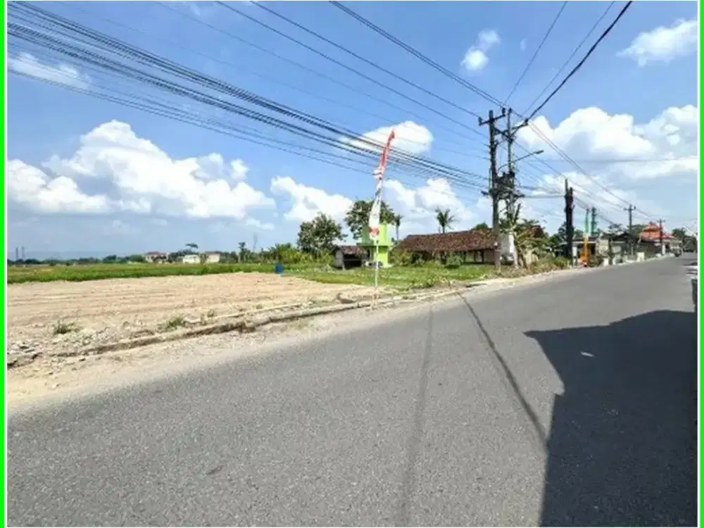 Purwomartani Sleman Tanah Strategis Dijual Jogja Dekat Candi Sambisari Cocok Rumah