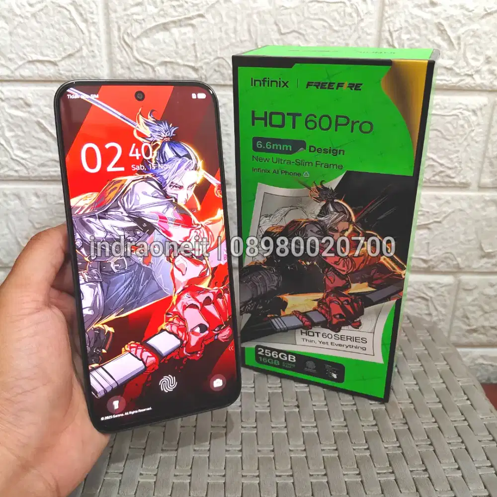 Infinix Hot 60 Pro 4G 8/256 Black Mulus Fullset Garansi November 2026