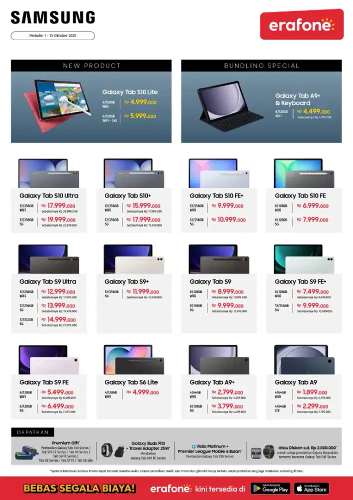 Tablet Samsung All type