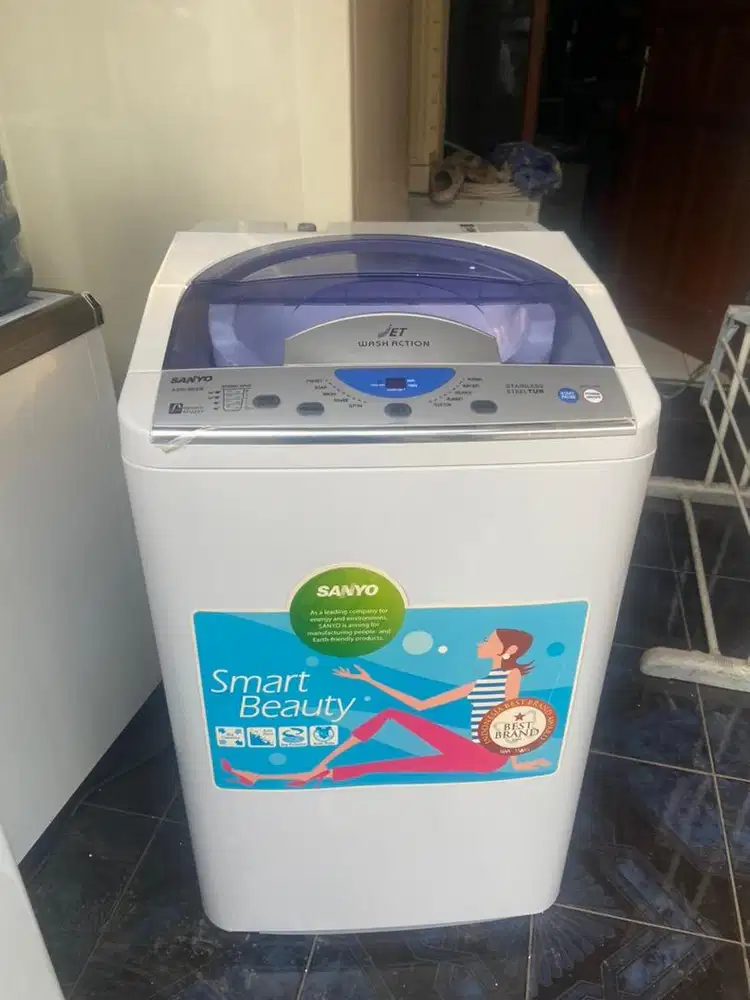 Mesin cuci top loading like new