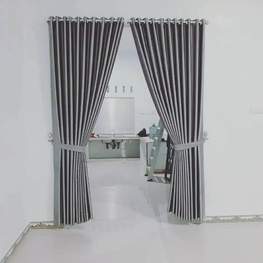 Cod Gorden Blackout Pasang Skat Klinik Hordeng Pintu Gordyn Vitrase