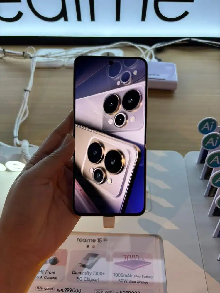 CICILAN REALMI 15 256 GB PROMO BUNGA RINGAN