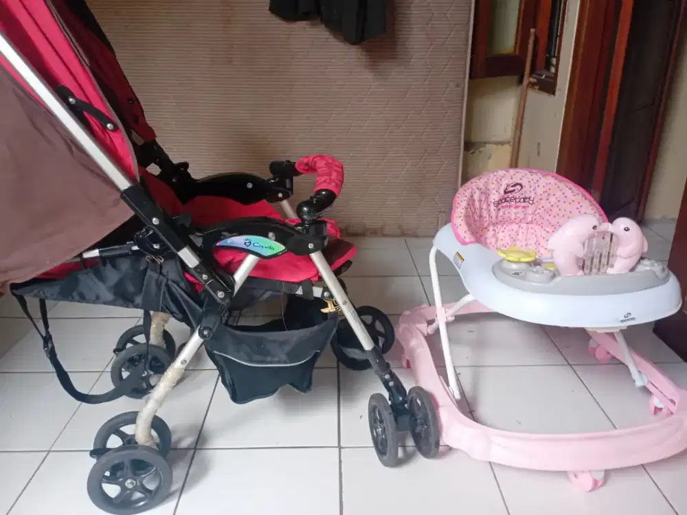 jual stroller+ baby walker