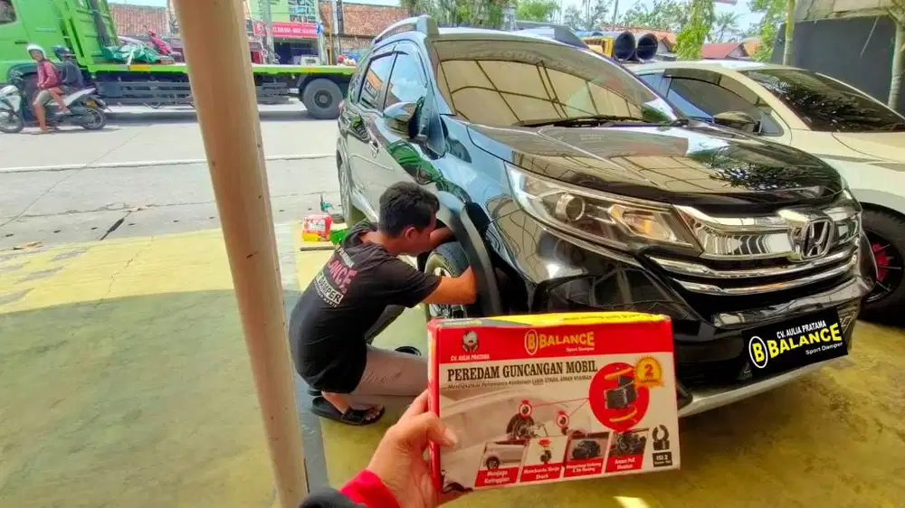 STOP JEDUG Mobil di Jalan Berlubang dg pasang Peredam Shock Balance