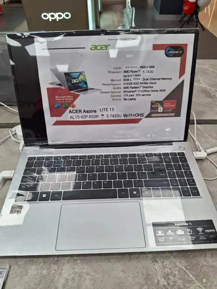 Promo kredit laptop acer Aspire lite 15 core i5 gratis 2kali angsuran