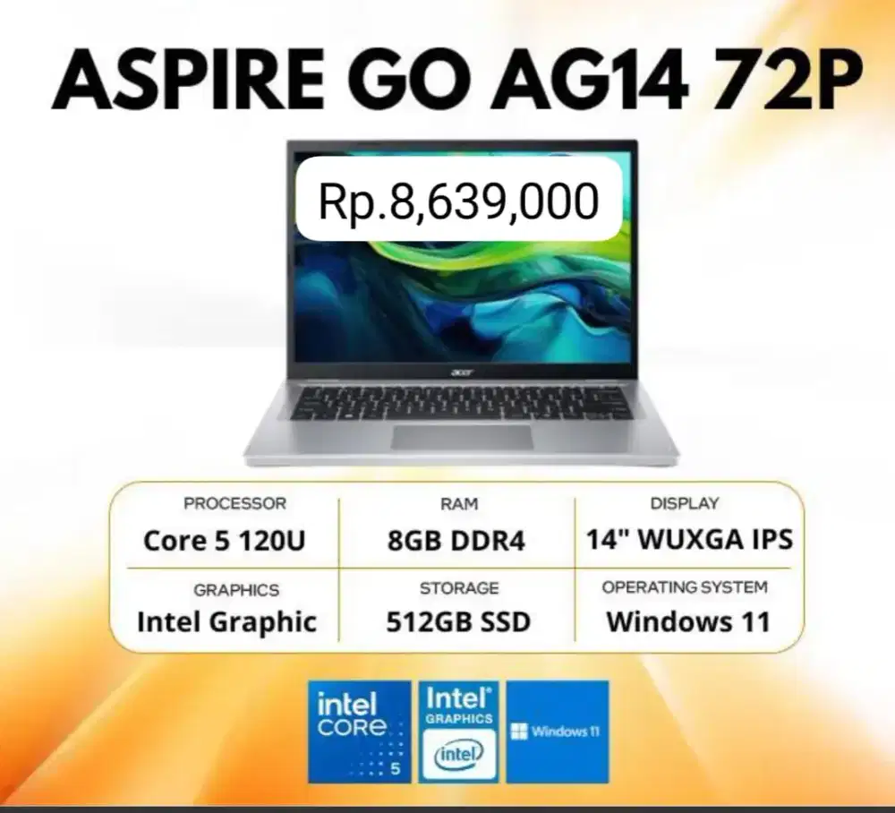 CREDIT LAPTOP ACER BUNGA HINGGA 0% TANPA DP