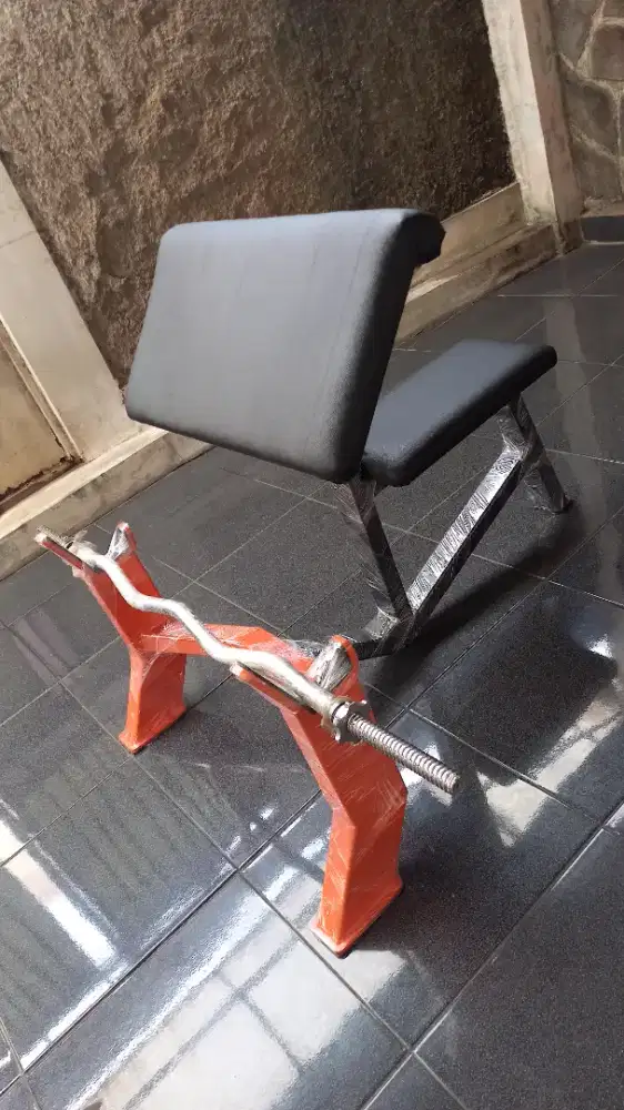 Preacer curl hand made