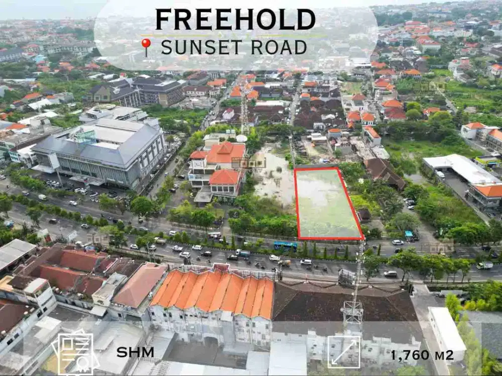 Strategic Freehold Commercial Land – Sunset Road Seminyak