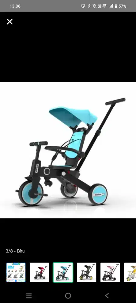 Preloved sepeda stroller merk Bebehoo