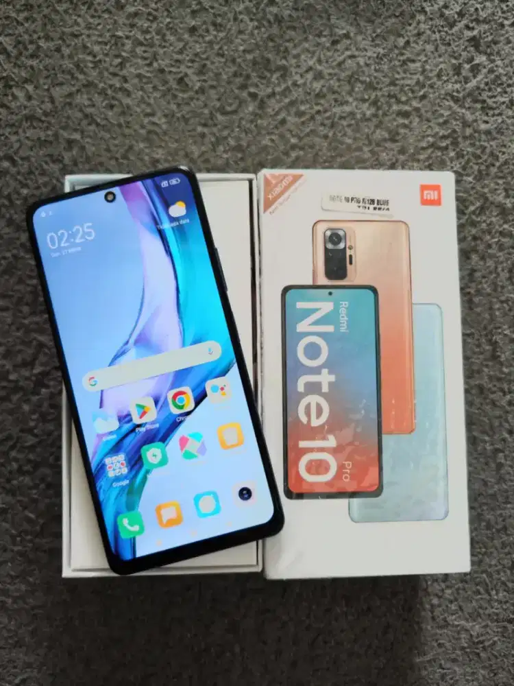 Redmi Note 10 Pro 8/128 Mulus Fullset Murah