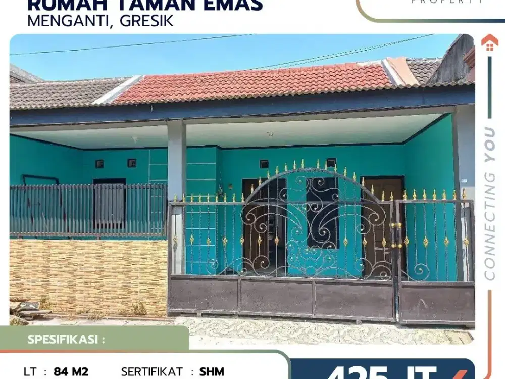 Rumah Di Taman Menganti Emas Gresik Siap Huni Nyaman