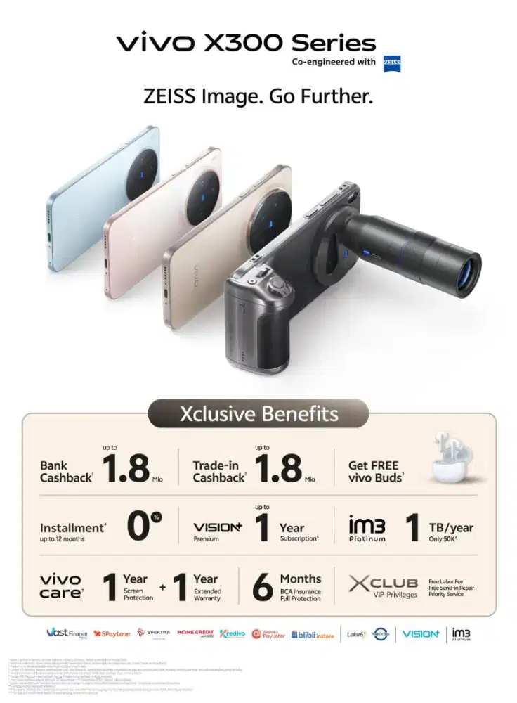 NEW VIVO X300 SERIES ZEISS 200MP APO TELEPHOTO CAMERA. ORIGIN OS 6