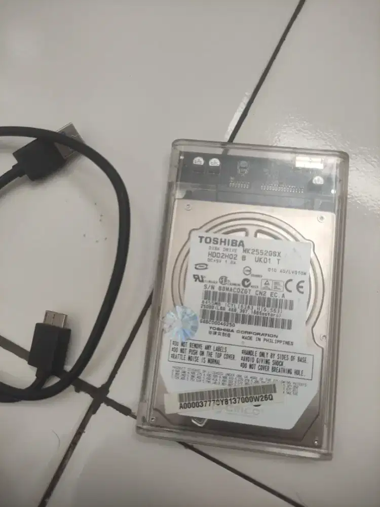 HDD LAPTOP TOSHIBA MK2552GSX 250GB
