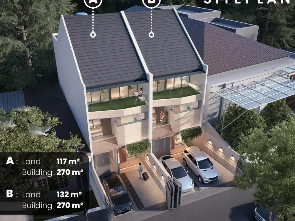 Akses 2-3 Mobil. Rumah Tebet Dijual, Dalam Komplek. On progress Bangun