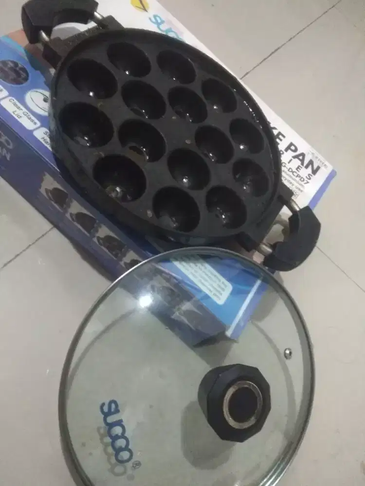 wajan teflon takoyaki 15 lubang