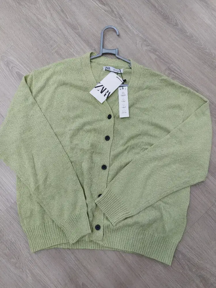 Zerroong(ZARA) Cardi HIJAU SAGE New