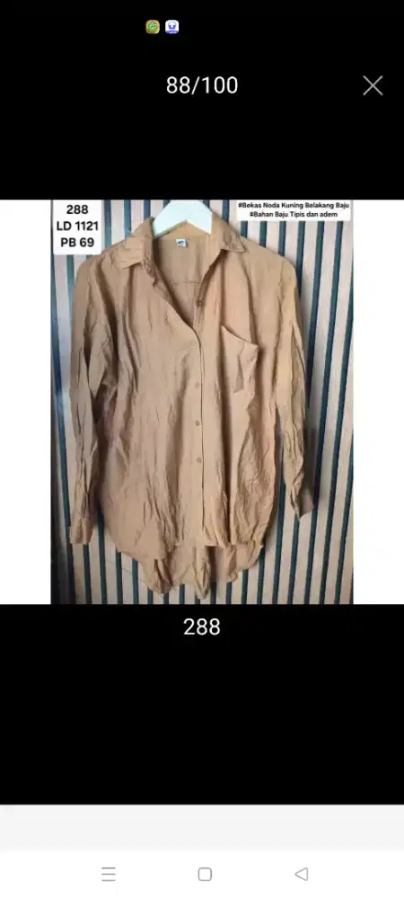 KEMEJA BEKAS PRELOAD SECOND