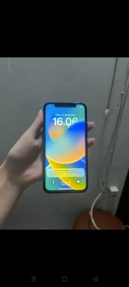 Iphone x warna hitam 256GB garansi Ibox