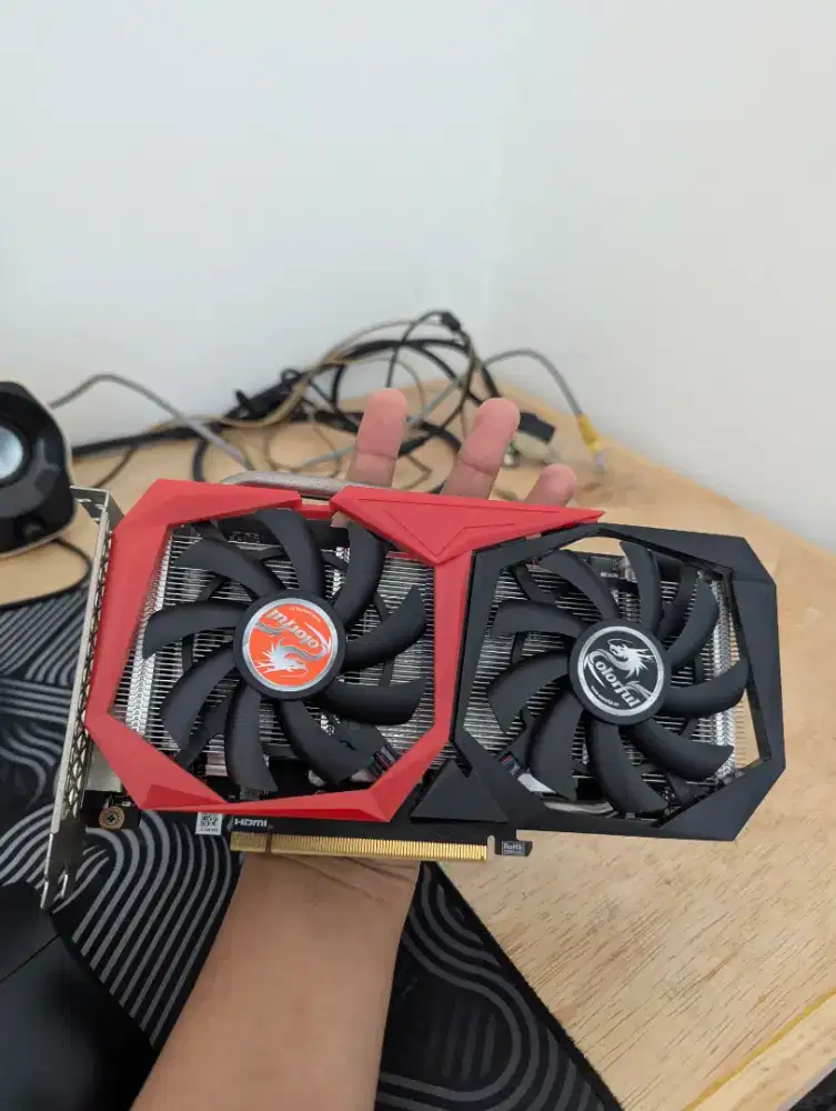 Vga colorful gtx 1650 4gb gddr6 garansi on