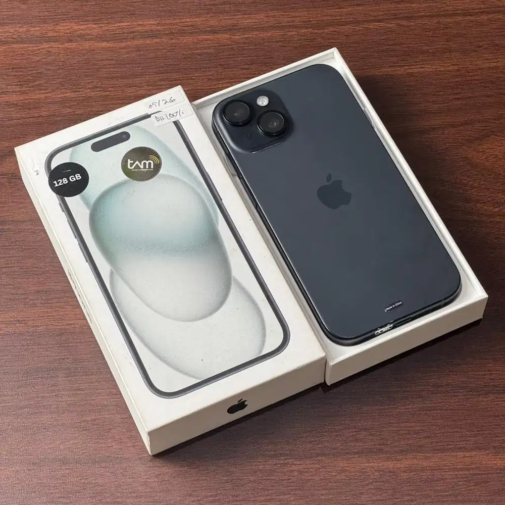 iPhone 15 128GB [ Black ] Garansi Resmi iBox