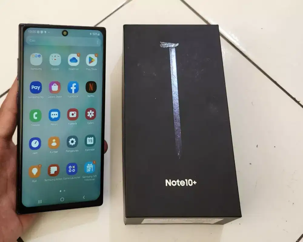 Samsung Note 10+ Ram 12/512gb Fullset