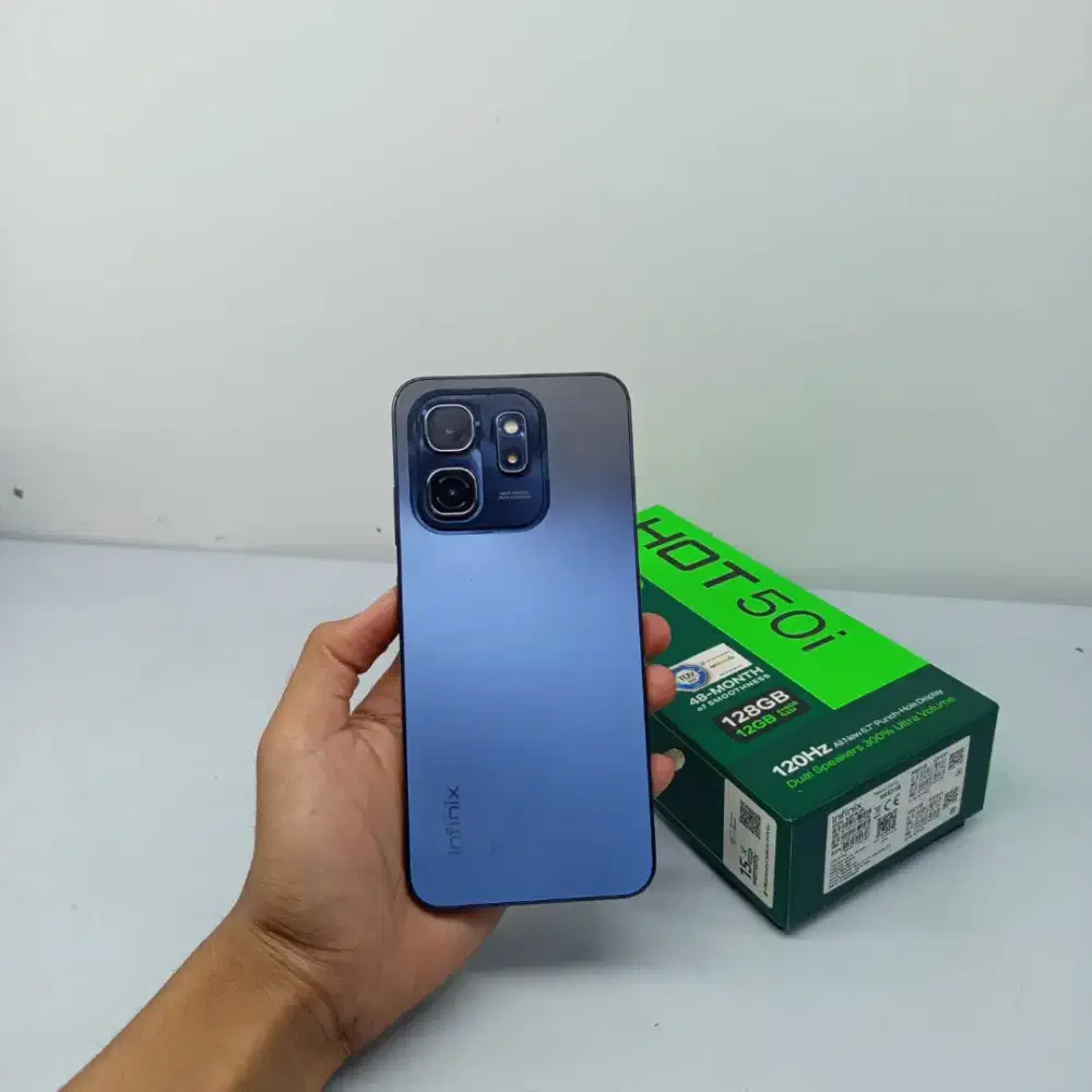 JUAL INFINIX HOT 50I 6/128 SECOND - FULSET (GARANSI ON)